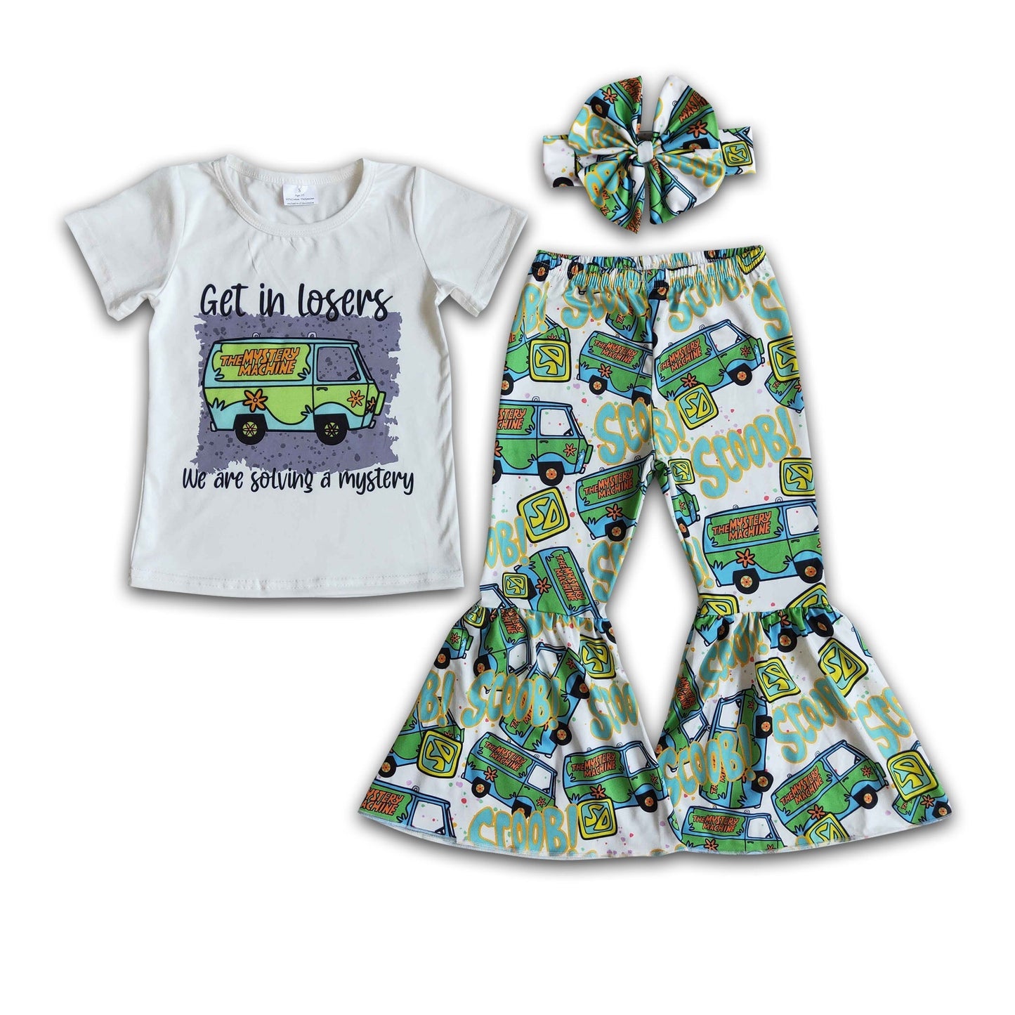 Rein mit euch, ihr Verlierer, wir lösen ein Geheimnis – Shirt, Hose, Kinderbekleidungsset für Mädchen