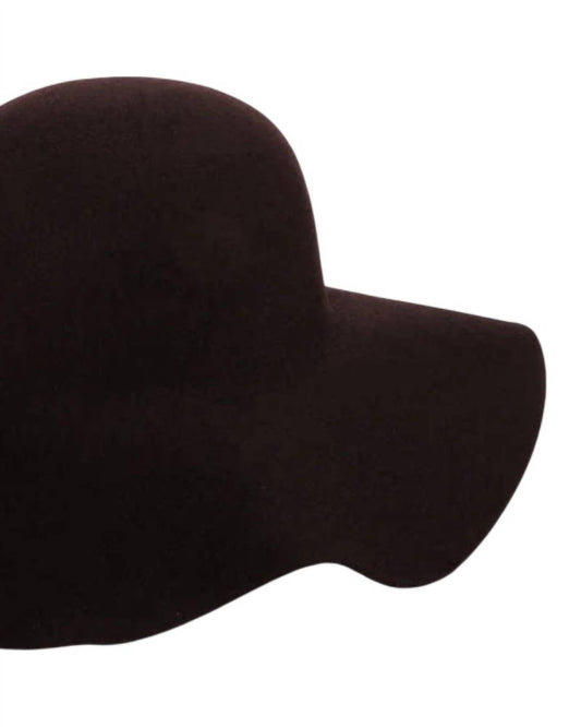 Women's Wool Felt Big Brim Hat