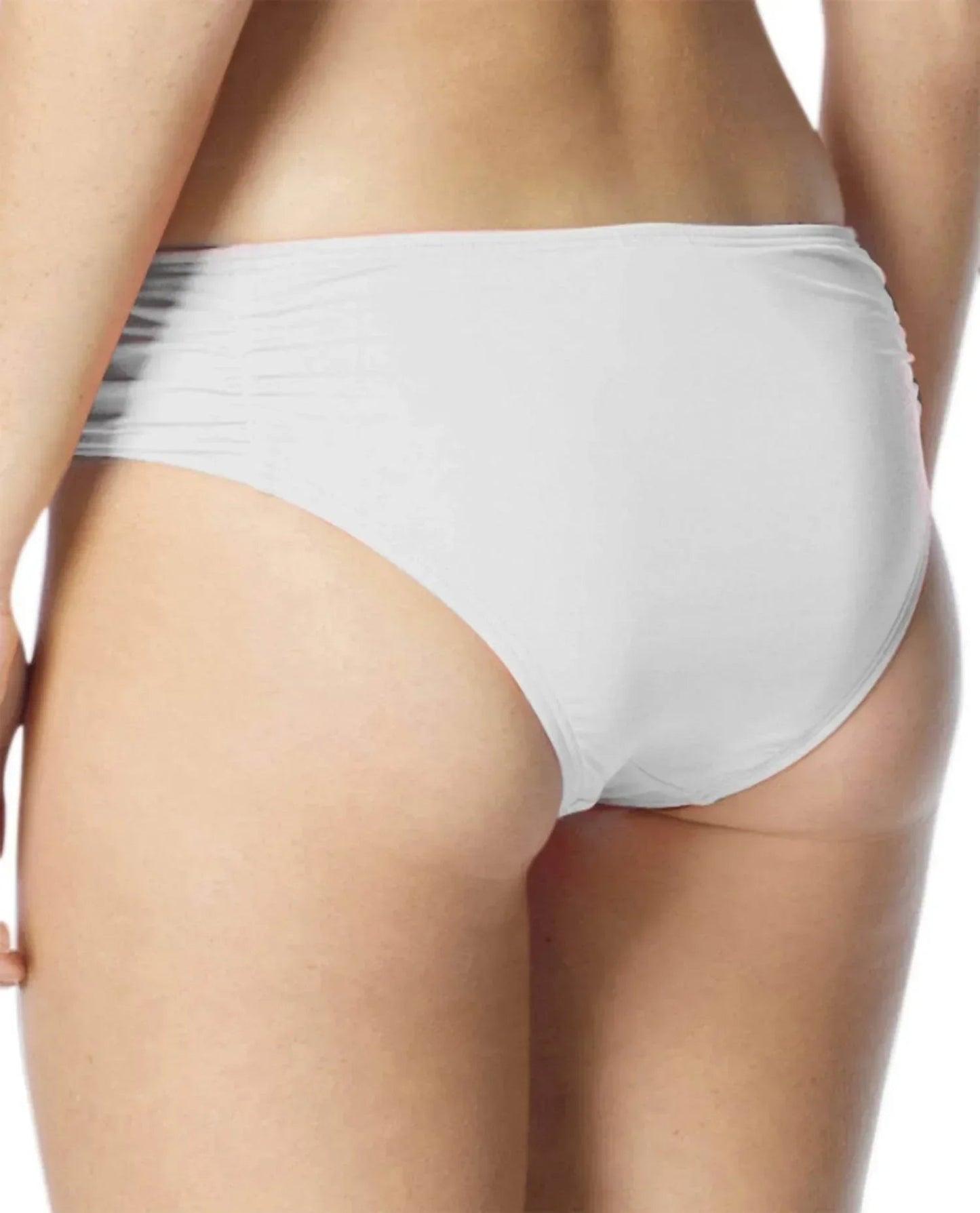 Bikinihose mit seitlicher Raffung