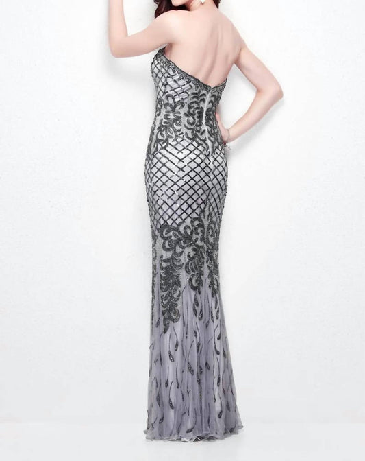 Strapless Sweetheart Neckline Gown