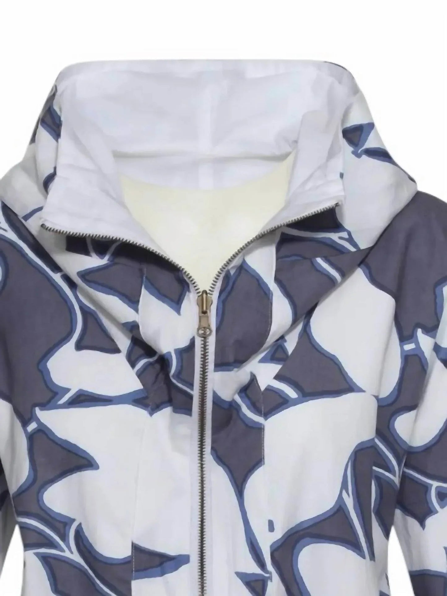Women's Solid Reversible Jacket With Zipper