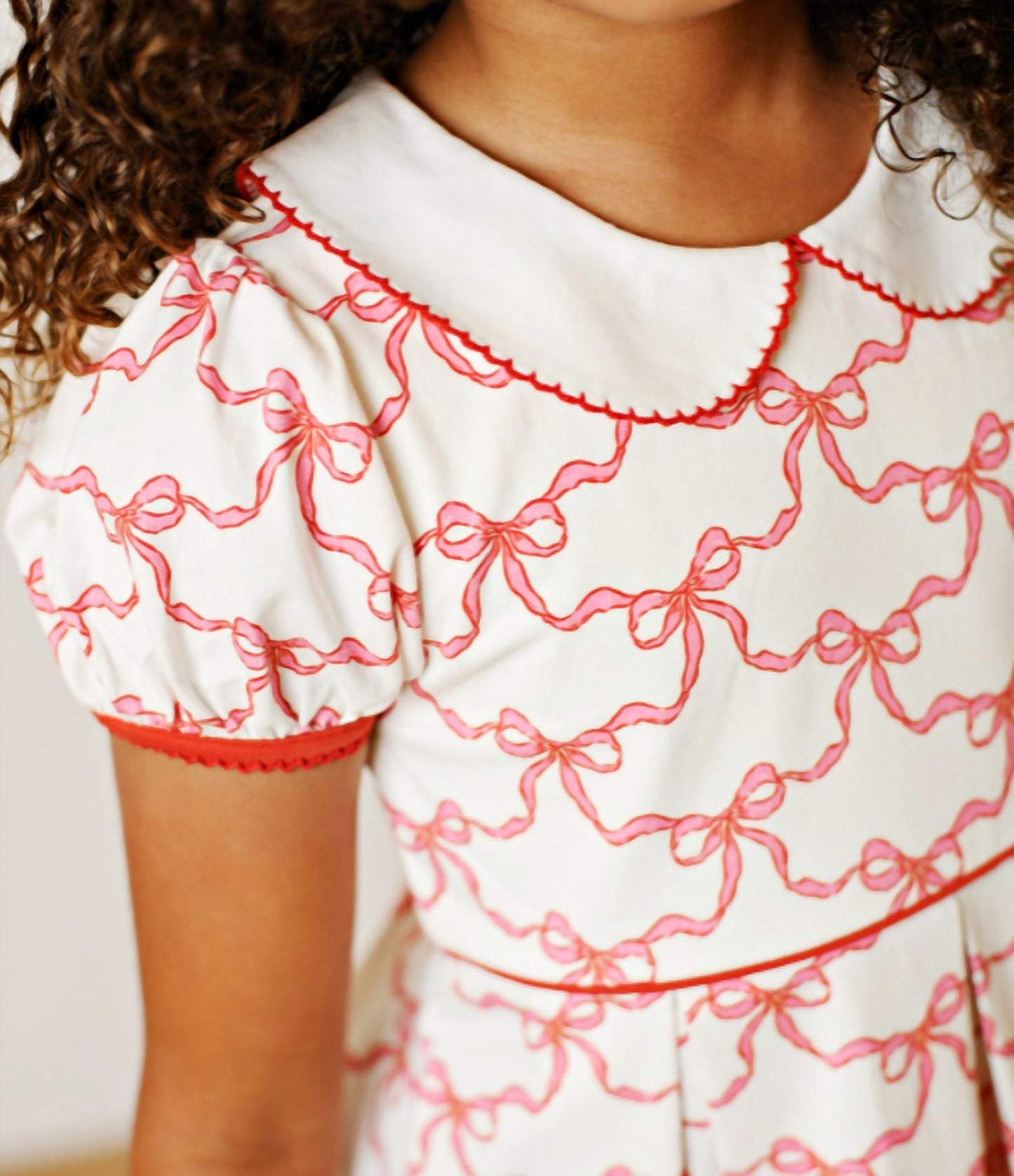 Kid's Ribbon Baby Pleat Dress