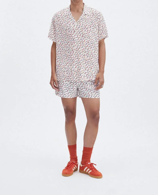Camp Collar Short Sleeve Shirt