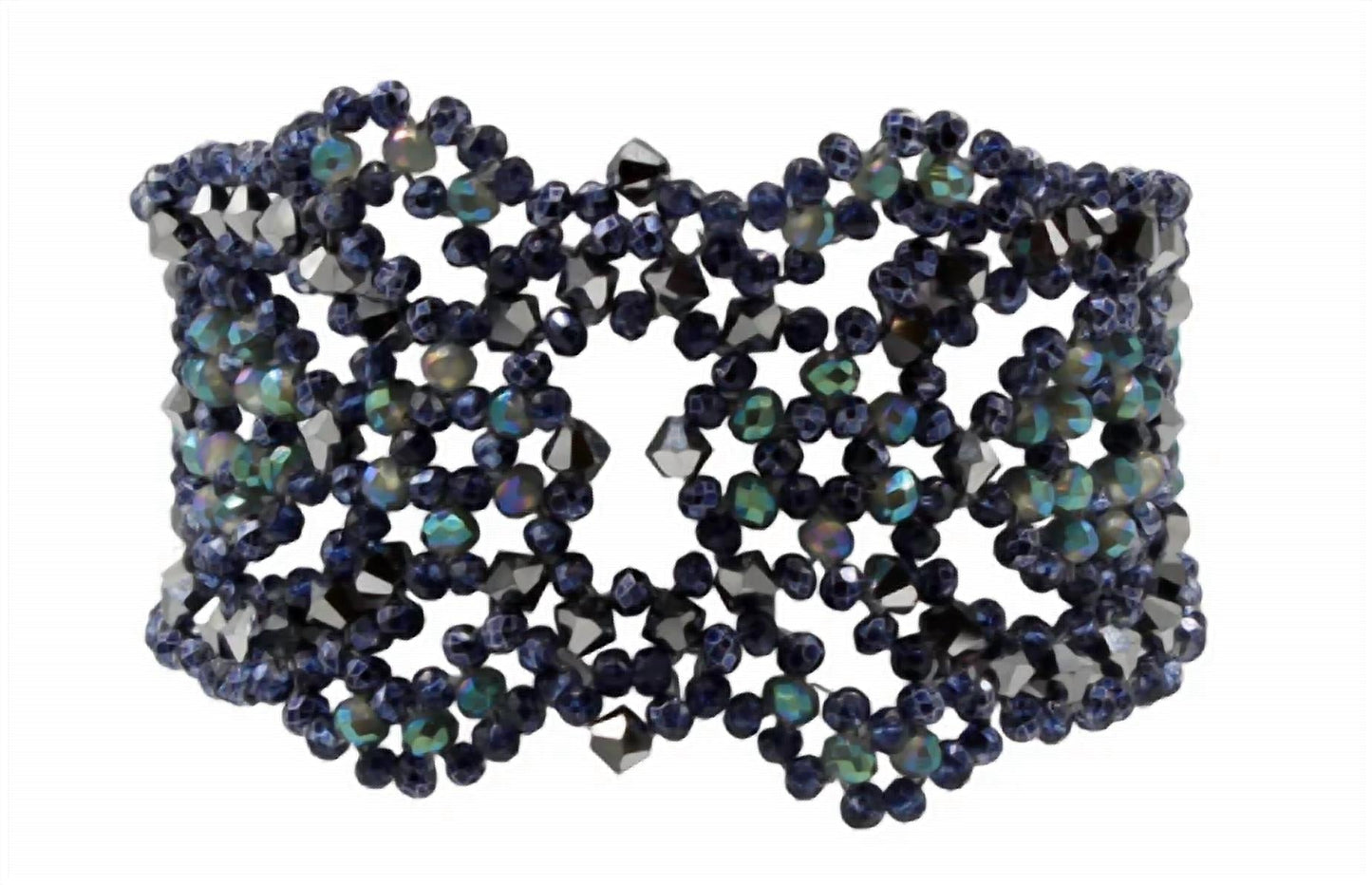 Giulia Handwoven Bead Cuff Bracelet