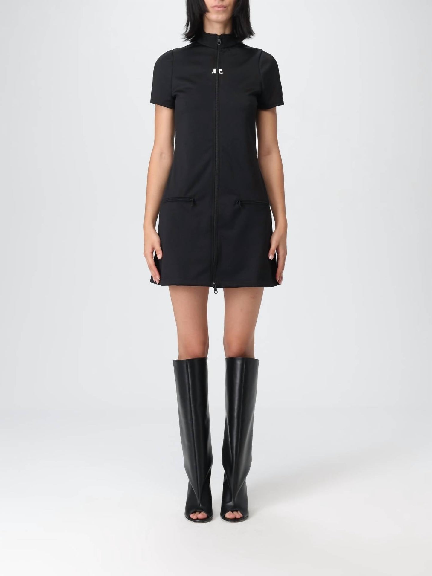 Interlock Trainingsanzug-Minikleid