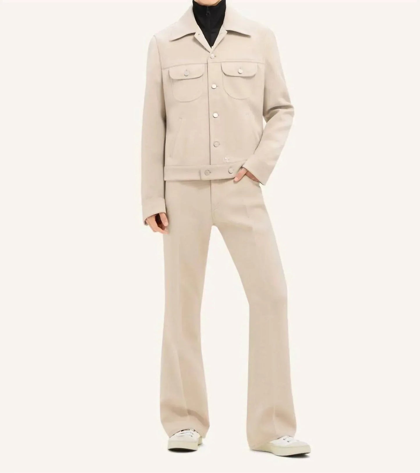 Men's Blouson Uniform Twill Jacket