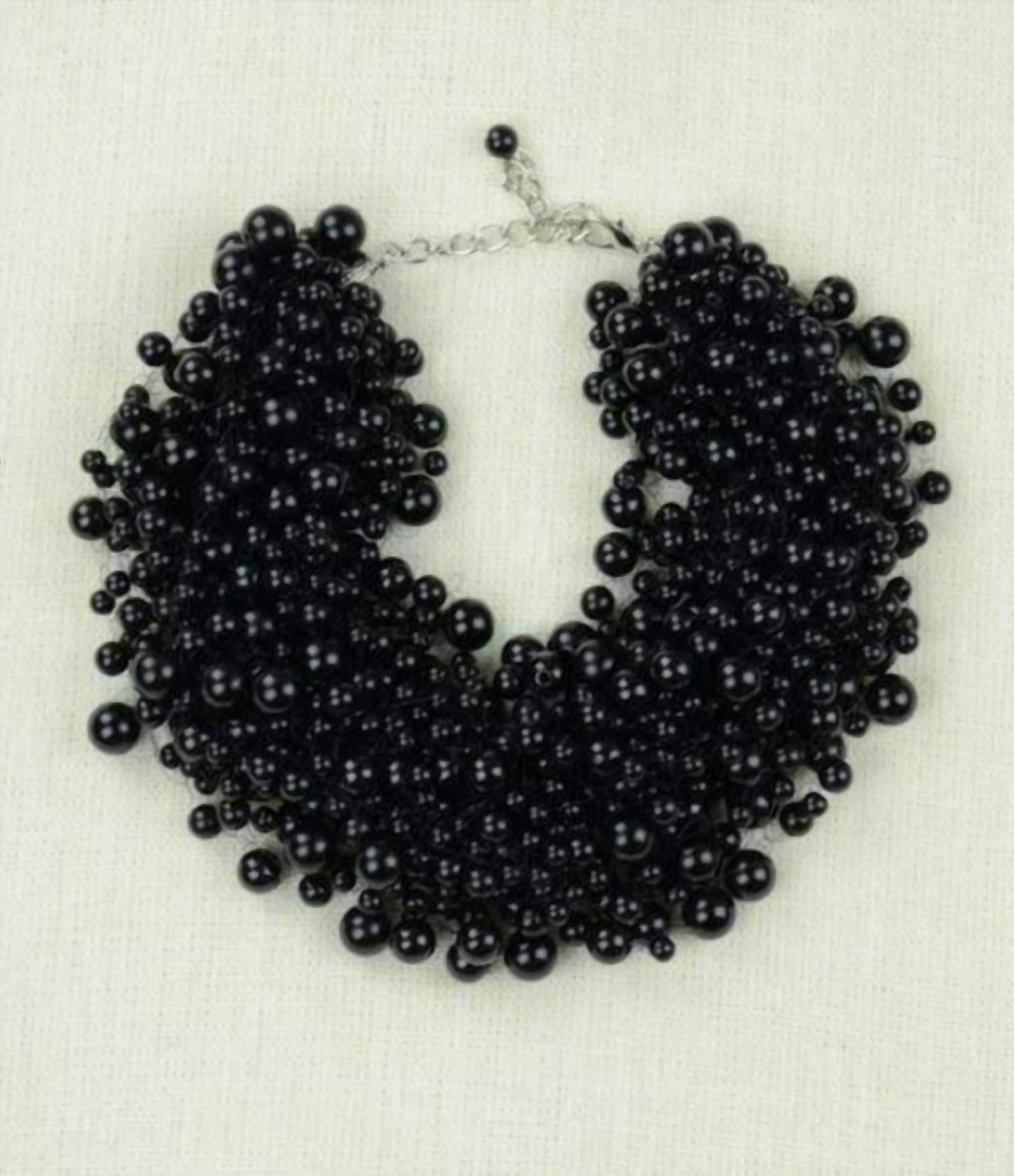 Women's Onyx Cluster Necklace