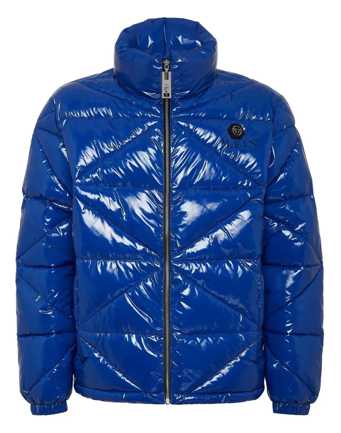Quilted Hexagon Down Jacket
