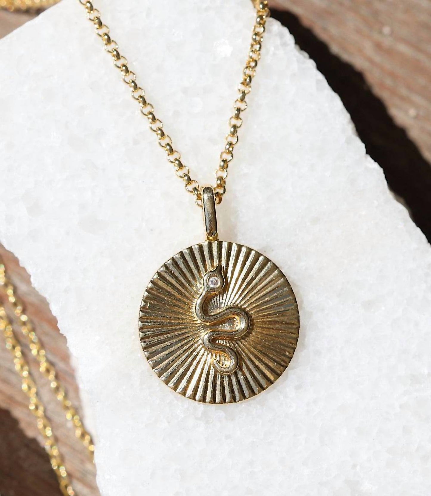 Women's Snake Charm Necklace