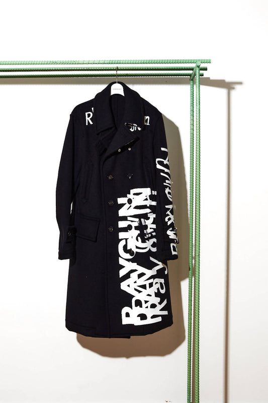 Unisex - Raygun Print Super Straight Mantel