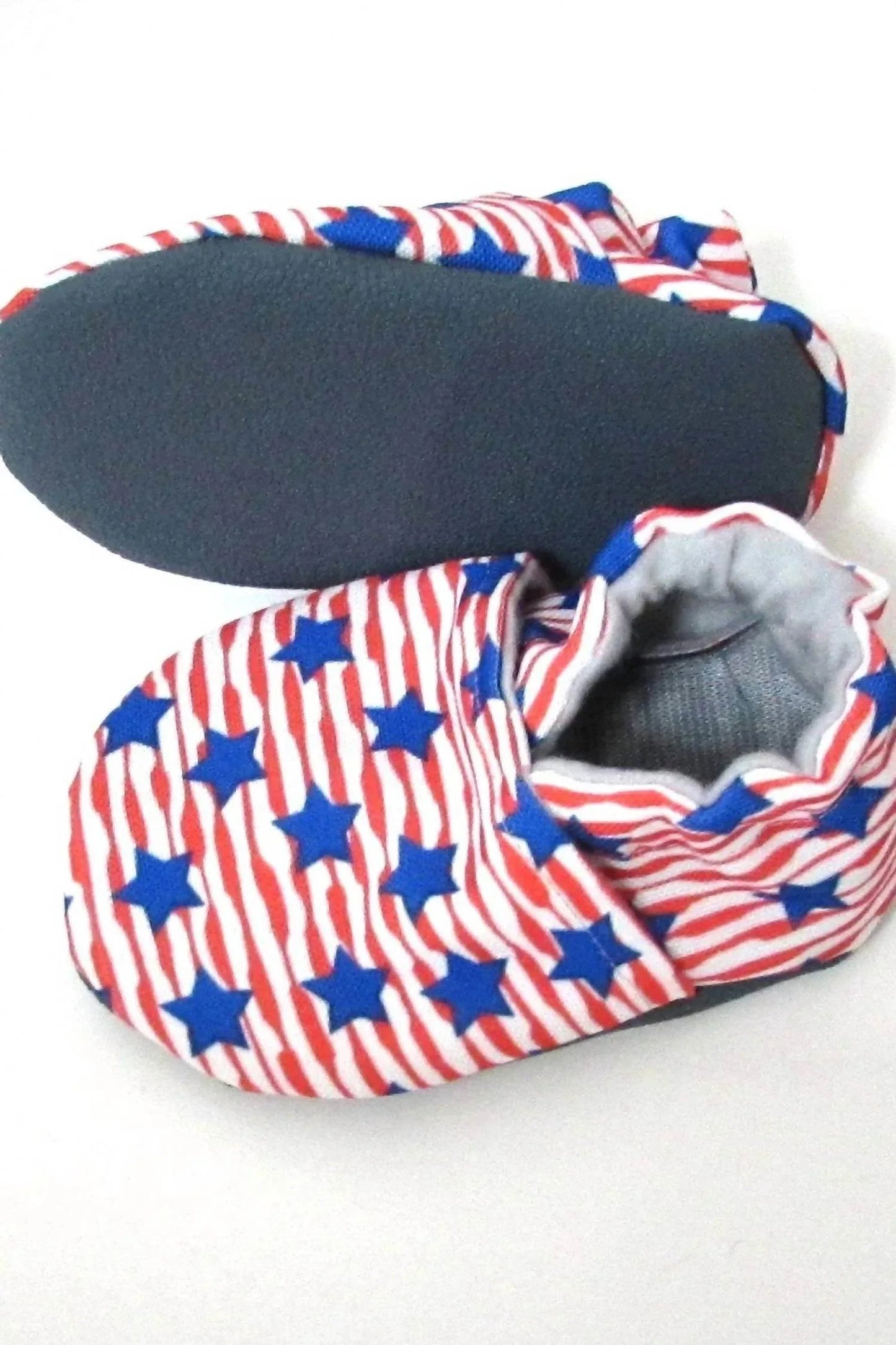 Baby Stars and Stripes Leinenschuhe