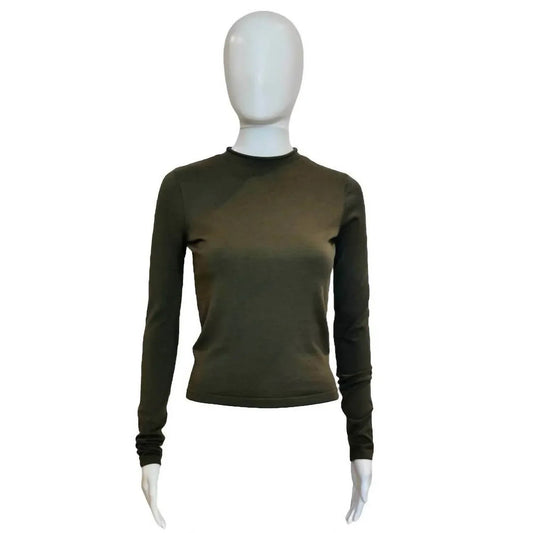 Women's Long Sleeve Mock Neck Top