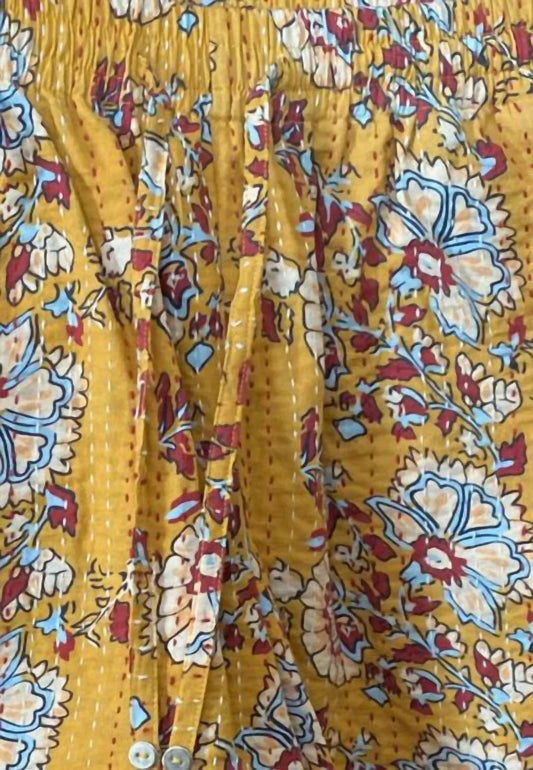 Women's Kantha Quilted Shorts