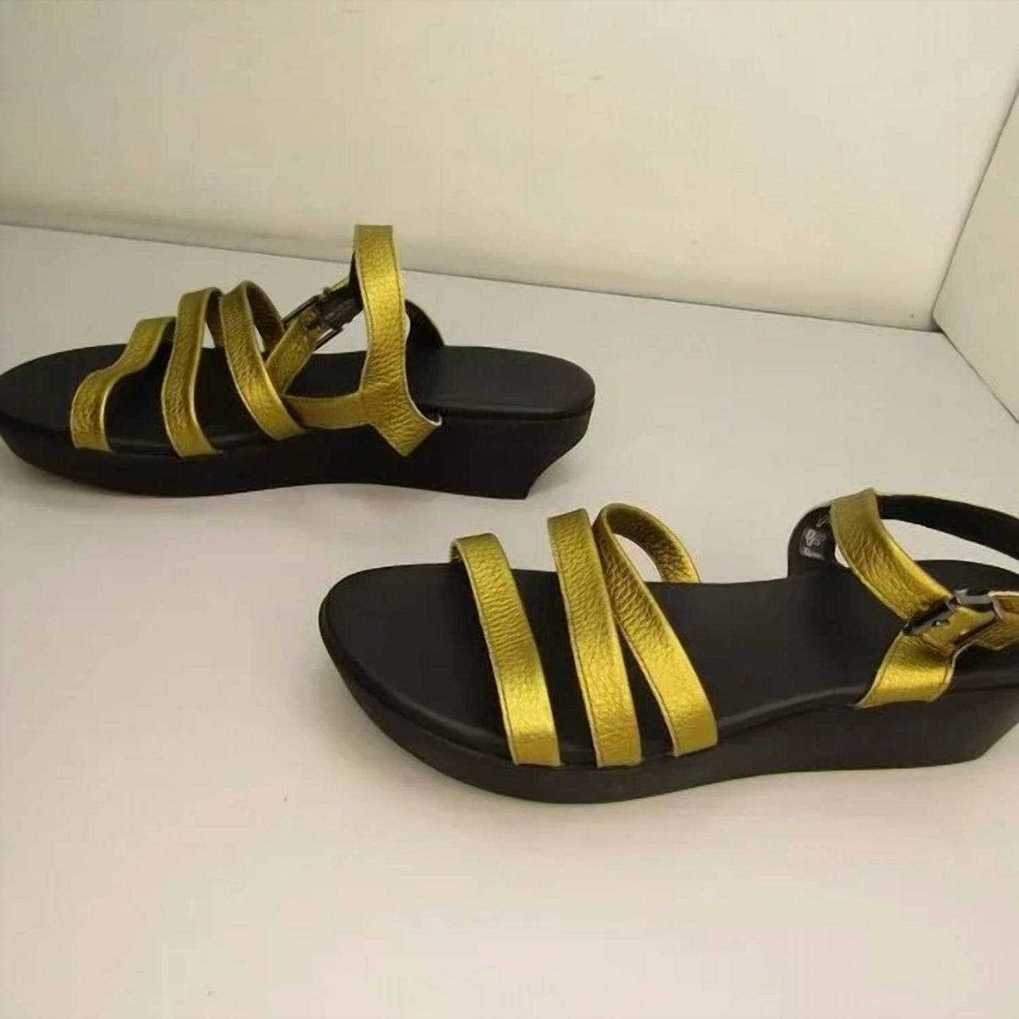 Neue Arche Damen Socool Sandalen Knöchelriemen Schnalle Keilabsatz Polsterung Größe 10
