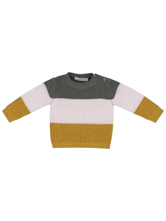 Jacquard-Strickpullover für Mädchen