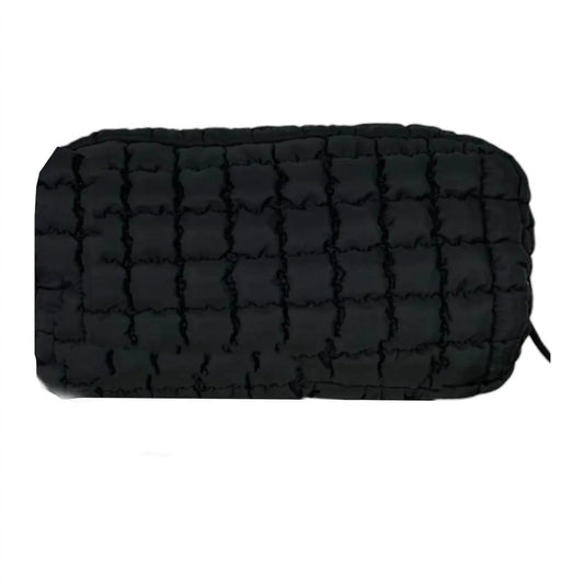Women's Puffer Quilted Makeup Bag