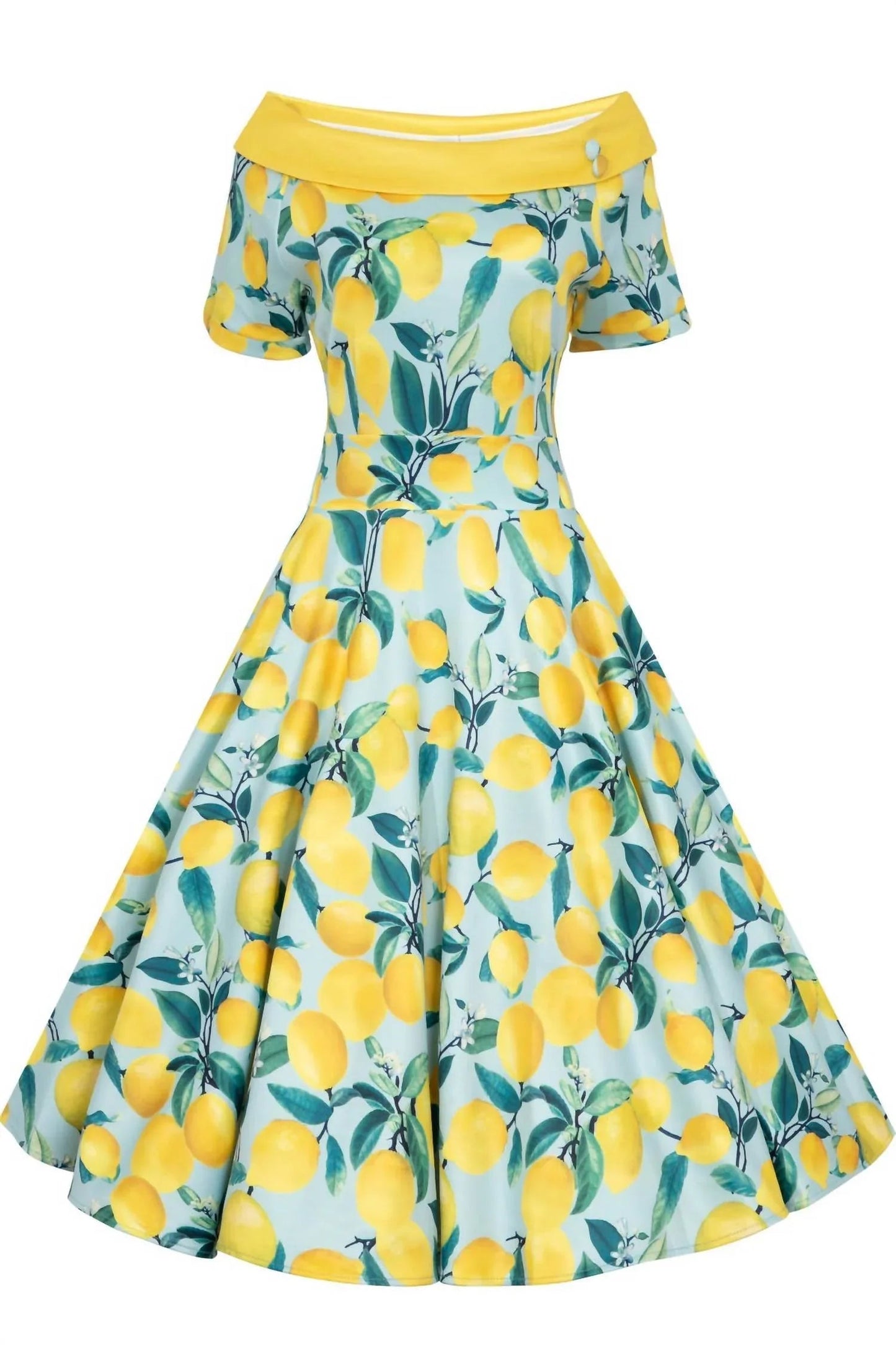 Darlene ausgestelltes Kleid
