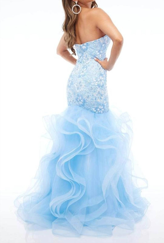 Elegant Mermaid Dress With Lace And Tulle