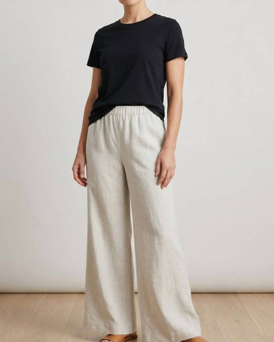 Classic Wide Leg Linen Pant