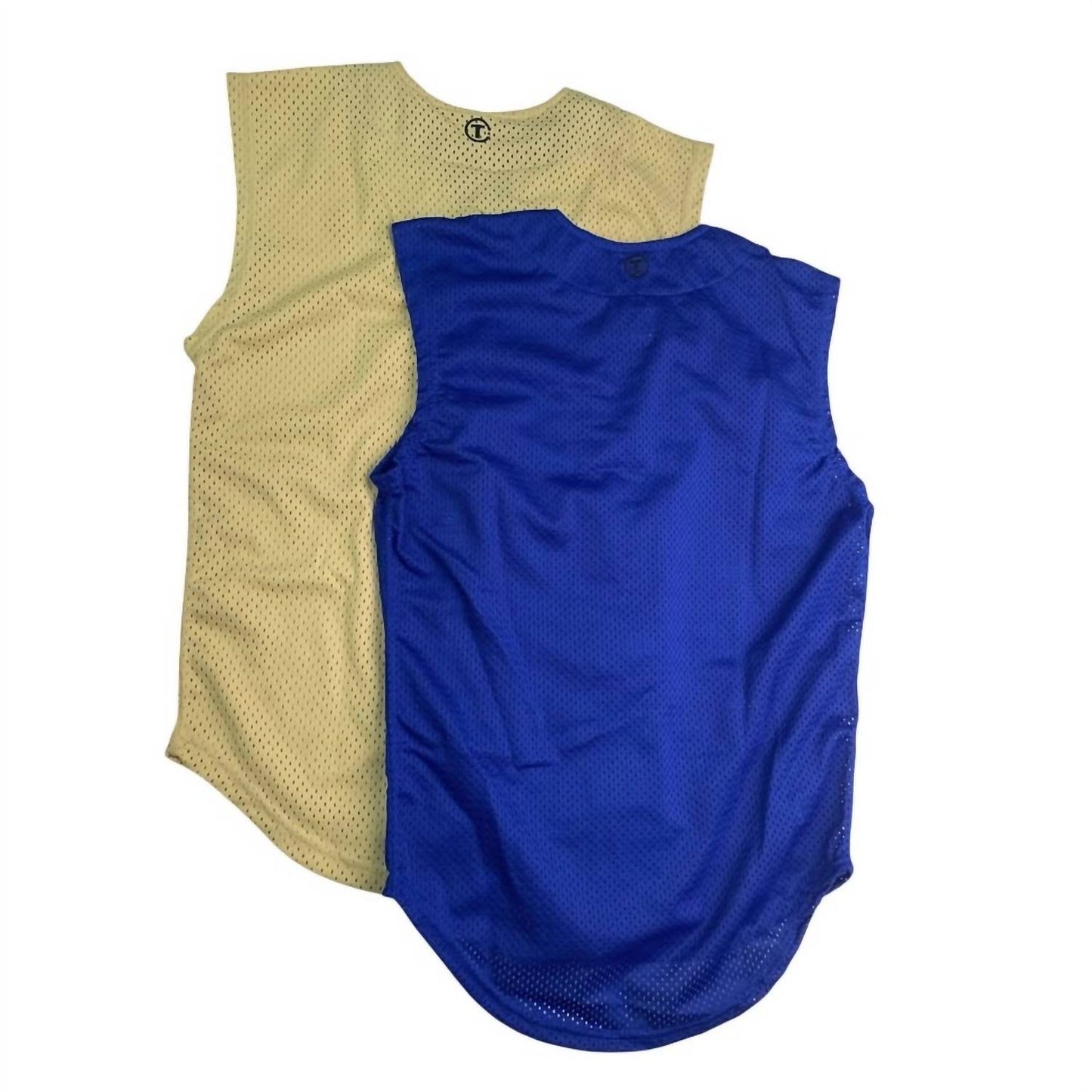 Youth Uniform Button Down Sport Mesh Jersey Tank Top Westen - 4er-Pack