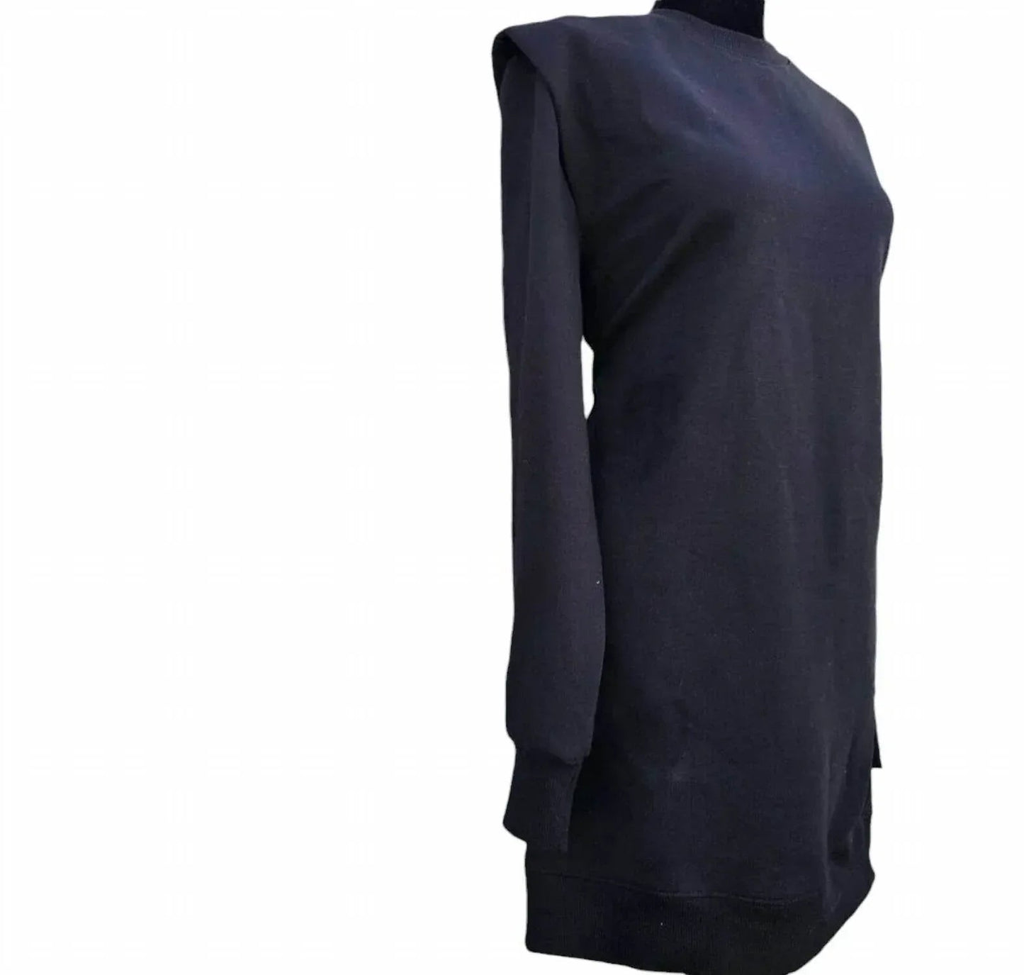 Damen Mini-Strick-Sweatshirt-Sportkleid