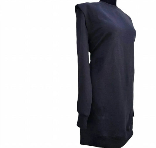 Women's Mini Knit Sweatshirt Sport Dress