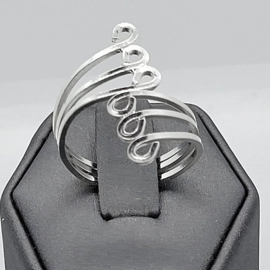 Women's Triple Curls Wrap Ring
