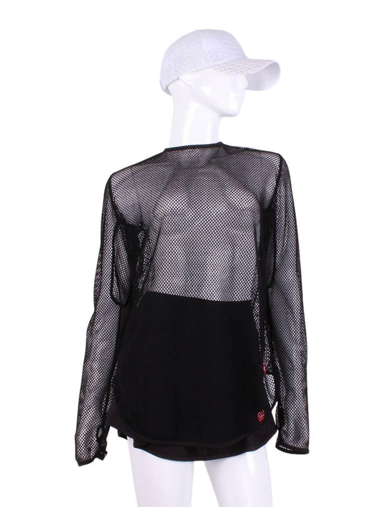 Women's Fishnet Long Sleeve Tee