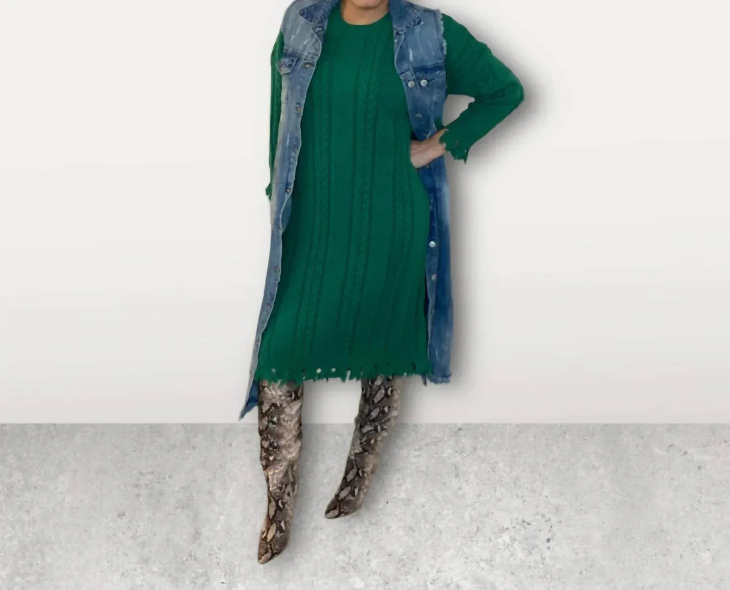 Strickkleid für gemütliche Stunden