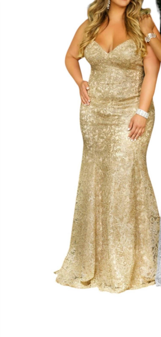 Dreamy Sleeveless Mermaid Gown