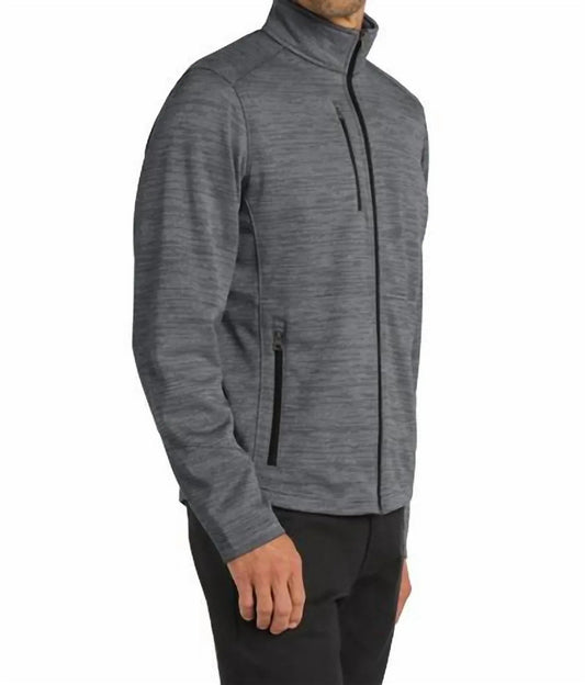 Unisex Digi Stripe Fleecejacke