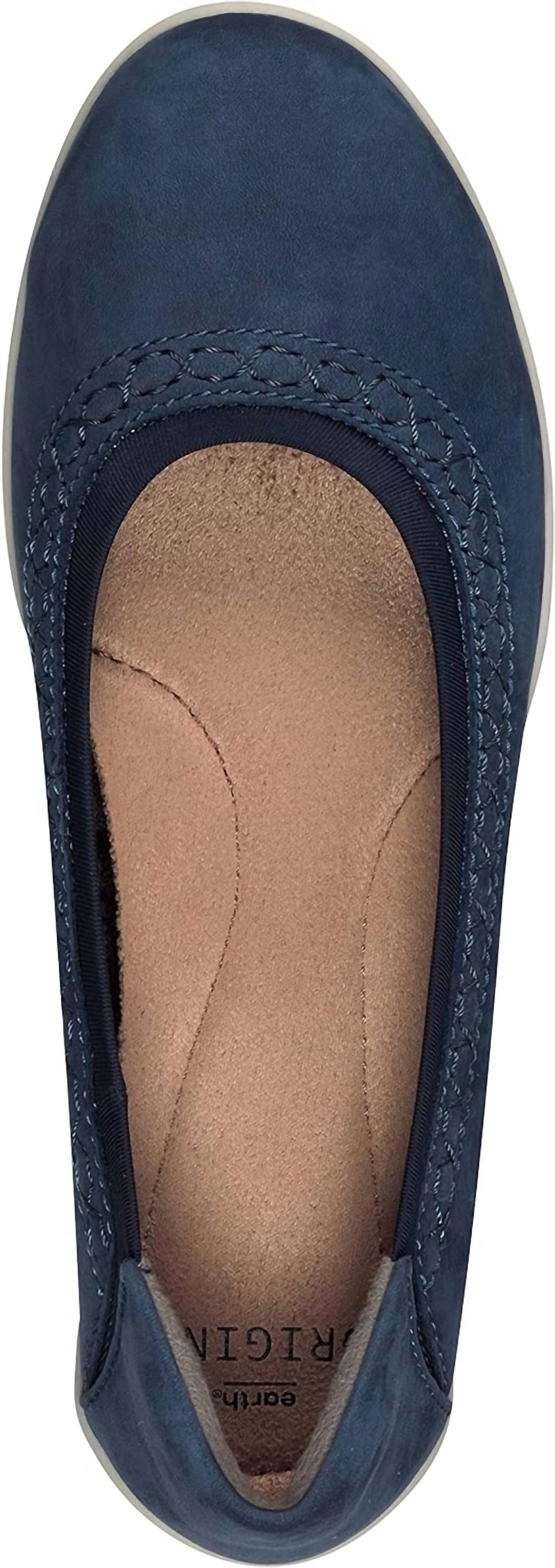 Damen Fable Slip-On-Leder-Ballerinas