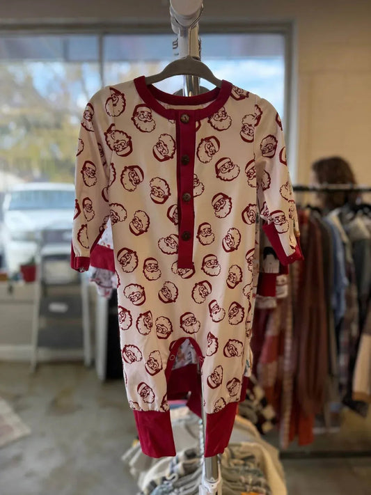 Boys Classic Santa Romper
