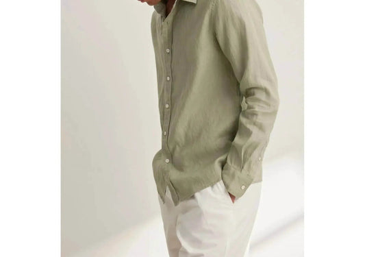 Caruso Linen Button Up