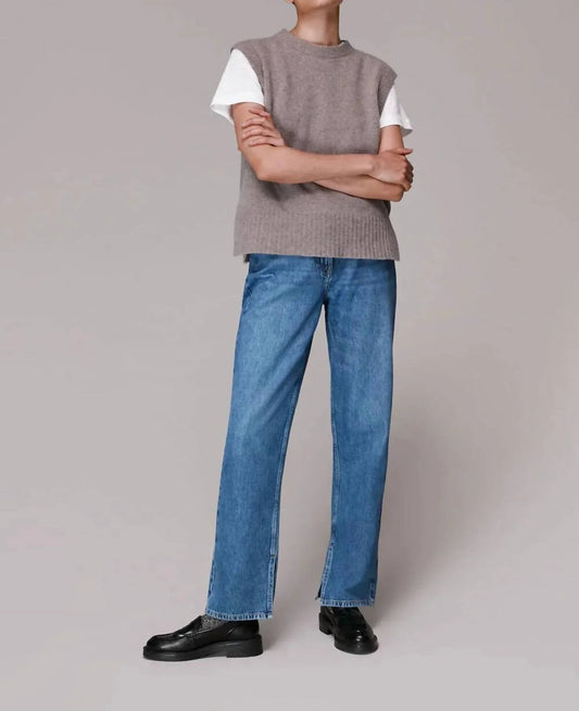 Authentic Side Split Jean