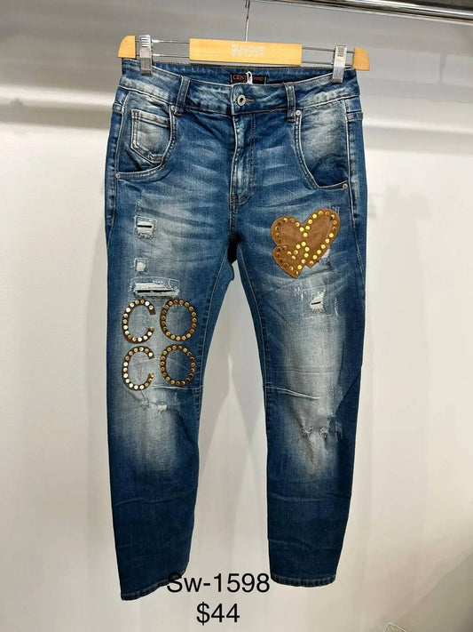 Women's Heart Jeans