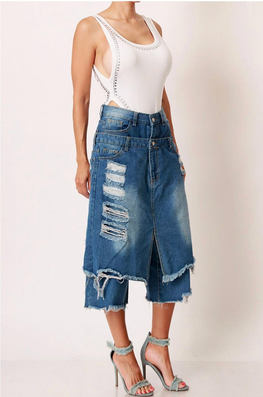 Double Take Denim Jorts