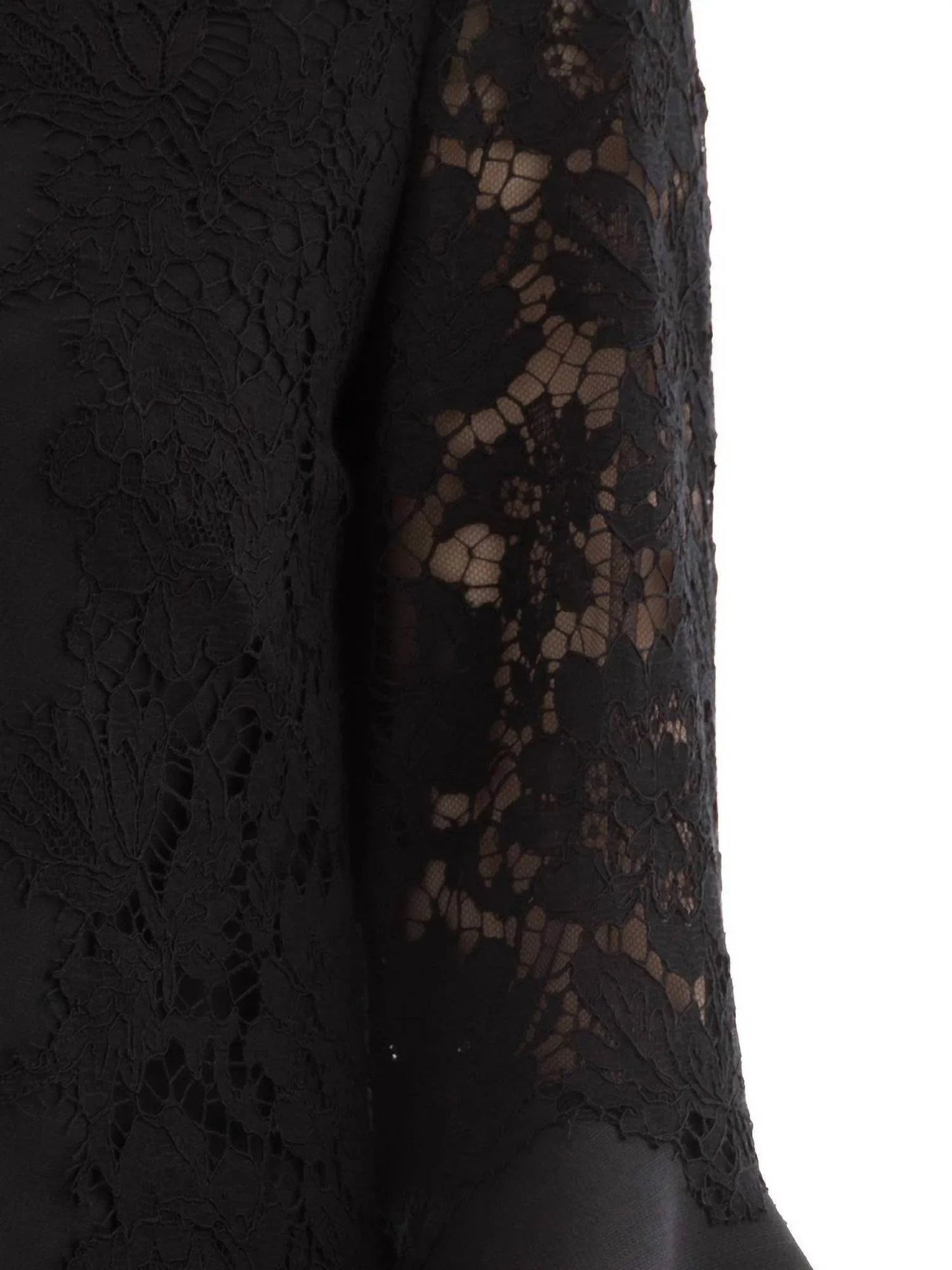 Spitzenkleid mit Rundhalsausschnitt