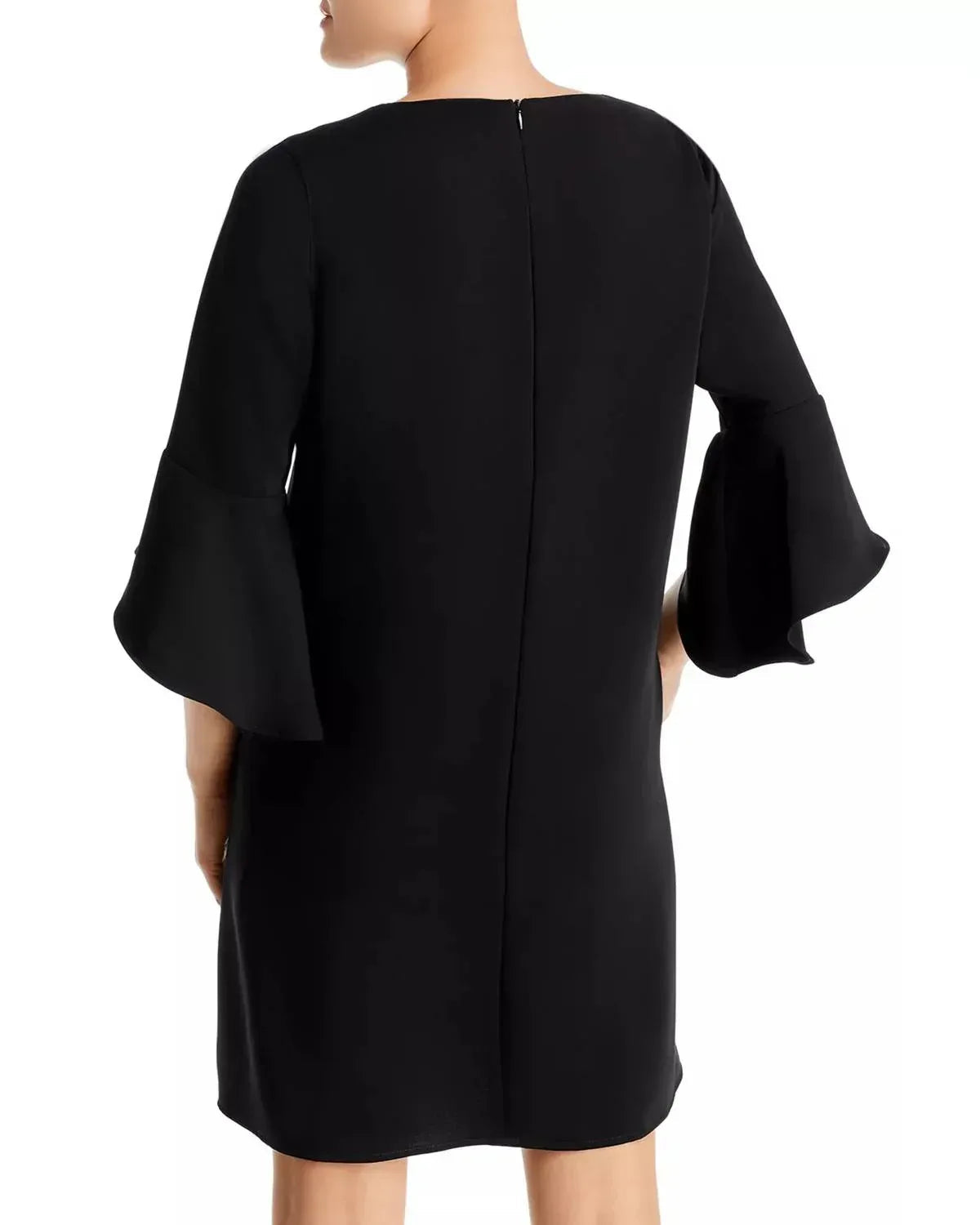 Julia Crepe Bell Sleeve Knee Length Dress
