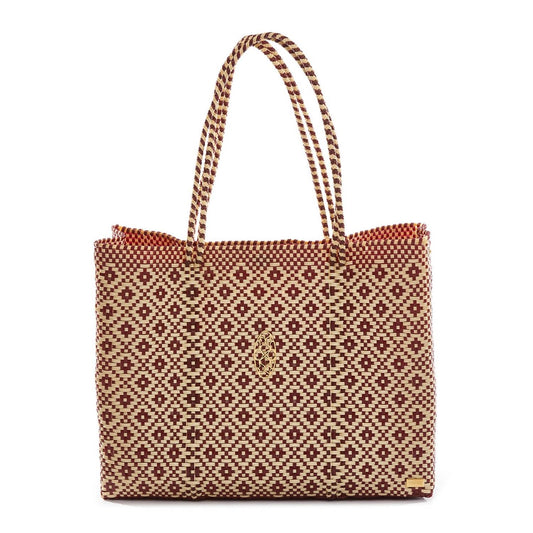Women's Travel Handmade Aztec Tote Bag With Clutch