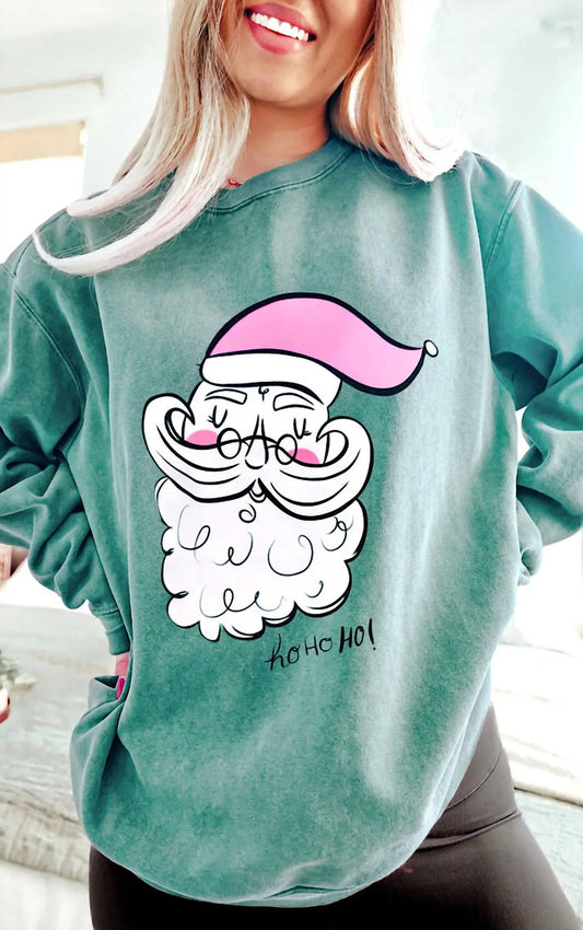 Vintage Weihnachtsmann-Sweatshirt