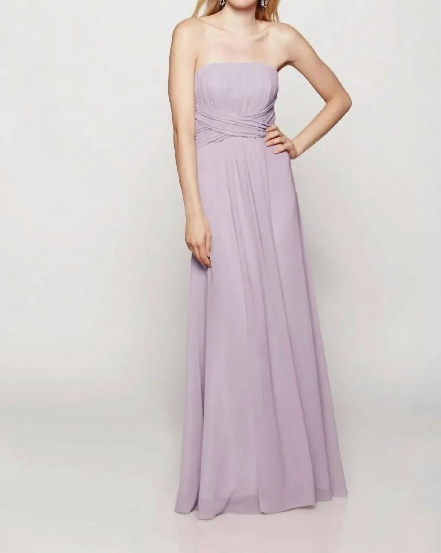 Serenity Drape Trägerloses Kleid
