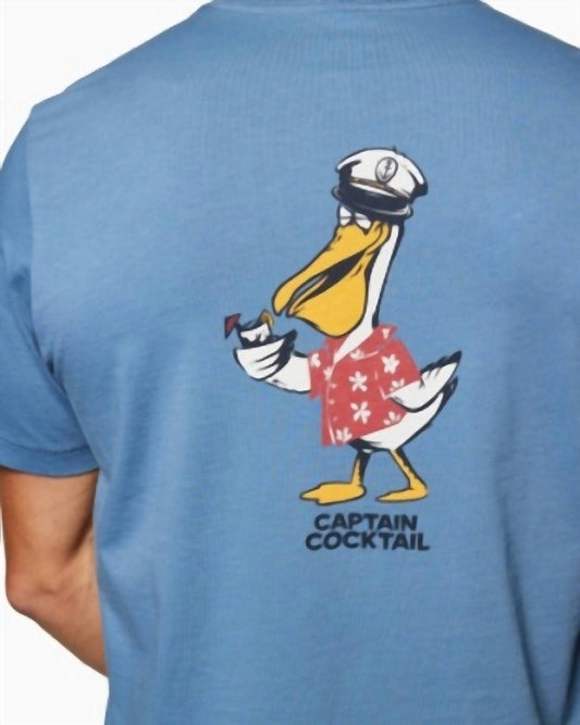 Captain Cocktail Short Sleeves Tee