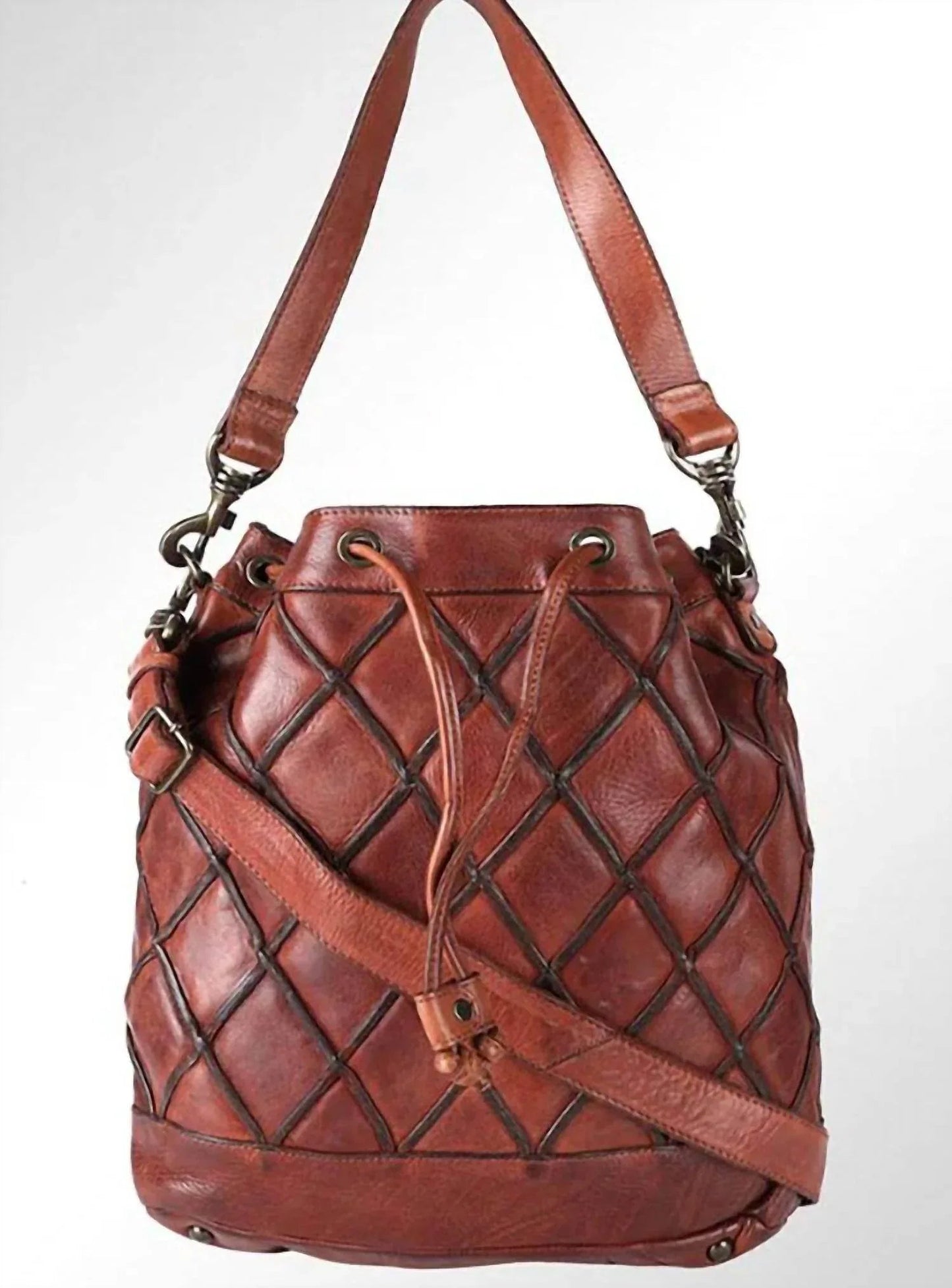 Leather Bucket Bag