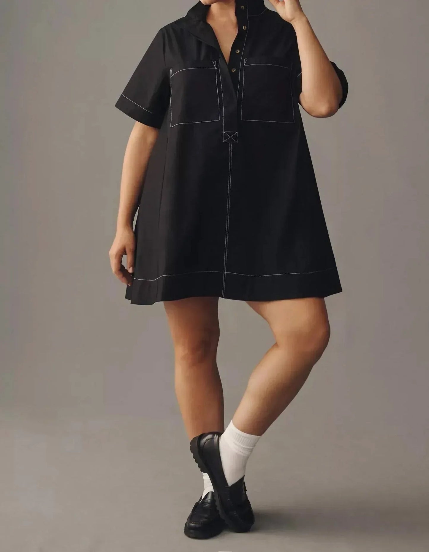 The Jeannie Short Sleeve A-line Dress