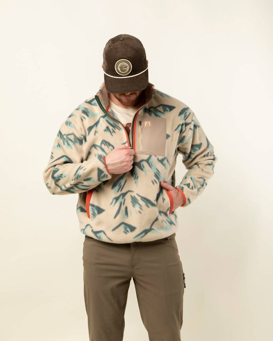 Unisex High Country Fleecejacke mit halbem Reißverschluss