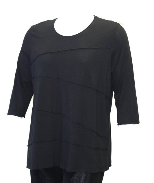 Women's Tucked Cotton Top