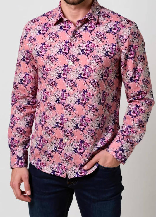 Kama Modern Fit Langarm-Button-Down-Hemd