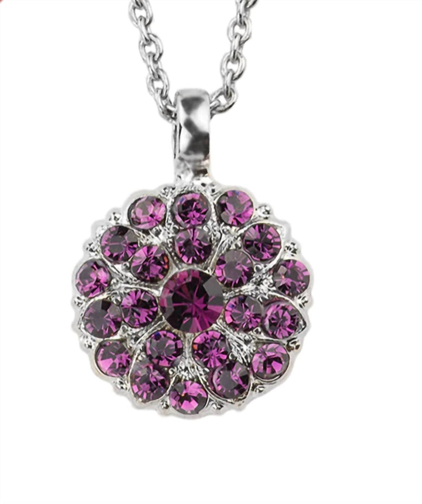 Damen Engel Amethyst Februar Geburtsstein Anhänger