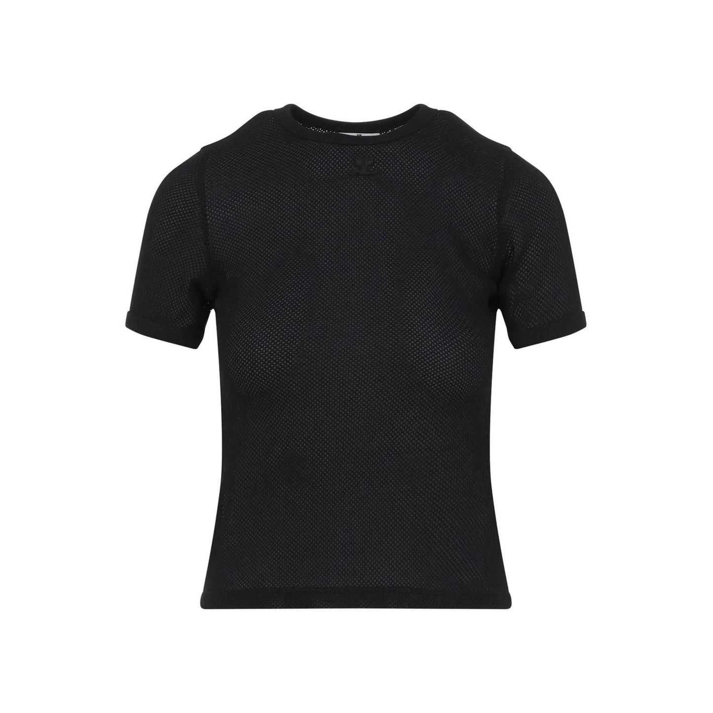 Damen-T-Shirt mit Kontrastdetails